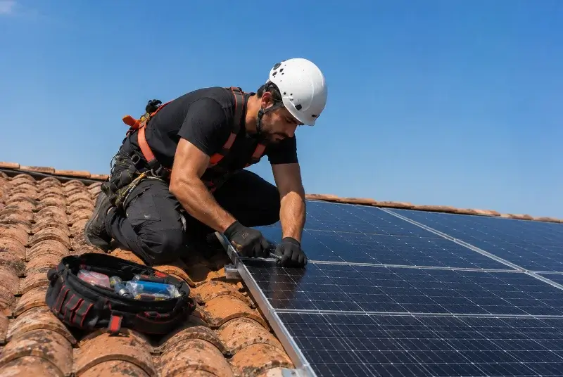 Maintenance et monitoring de panneaux solaires à Assevent