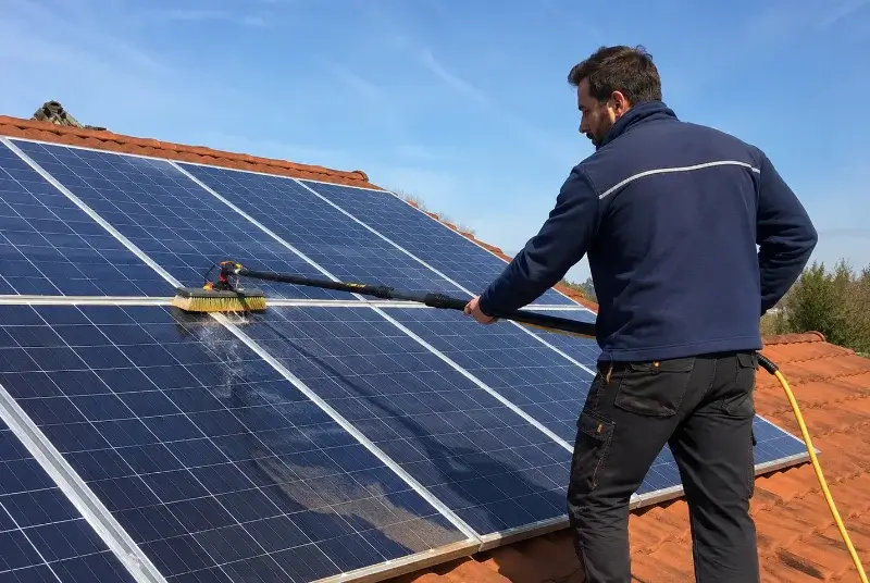Nettoyage et entretien de panneaux solaires à Assevent